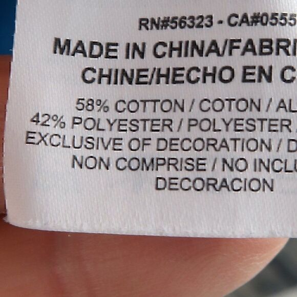 NIKE BLUE ATHLETIC CUT DRI FIT OKC THUNDER #13 PAUL GEORGE SHORT SLEEVE T SHIRT - Picture 4 of 10